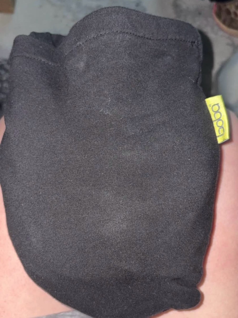 boco Gear Black Beanie Cap with Yellow Logo Tag